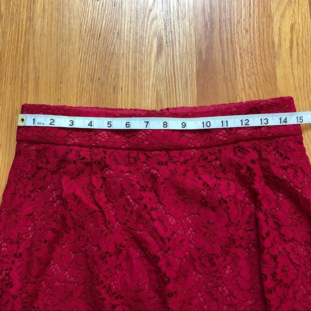 J. Crew Pintucked Pencil Skirt in Lace - Picture 4 of 8